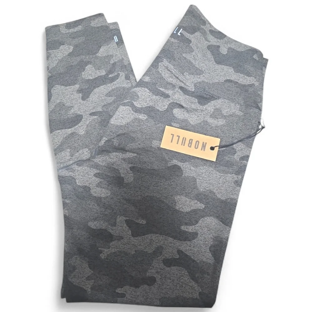 NOBULL Women's High-Rise Camo Leggings - Charcoal Gray - Picture 2 of 3